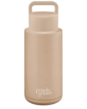 Frank Green 34Oz Reusable Bottle W/ Grip Lid  - Soft Stone - 2024