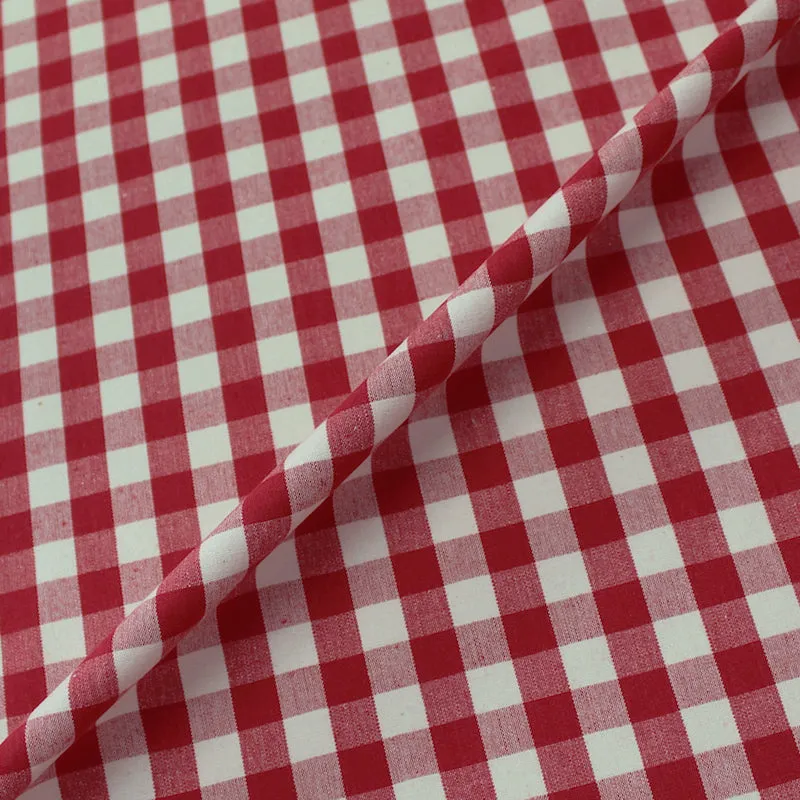 Furnishing Cotton Gingham - Picnic Red