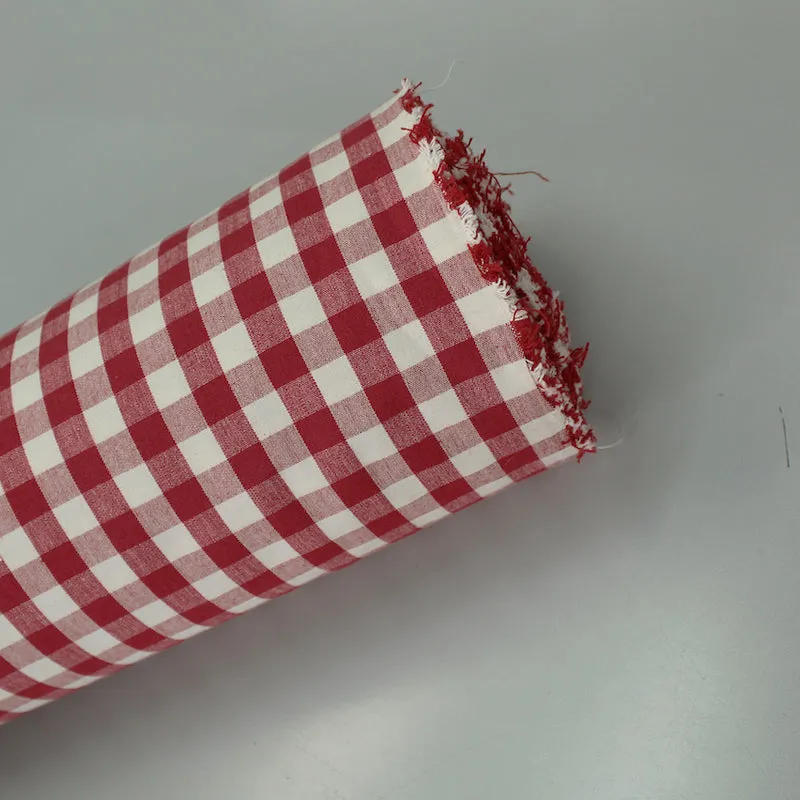 Furnishing Cotton Gingham - Picnic Red