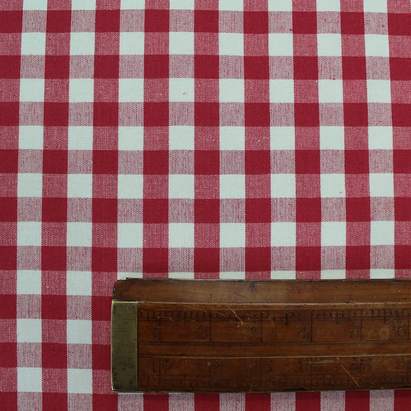 Furnishing Cotton Gingham - Picnic Red