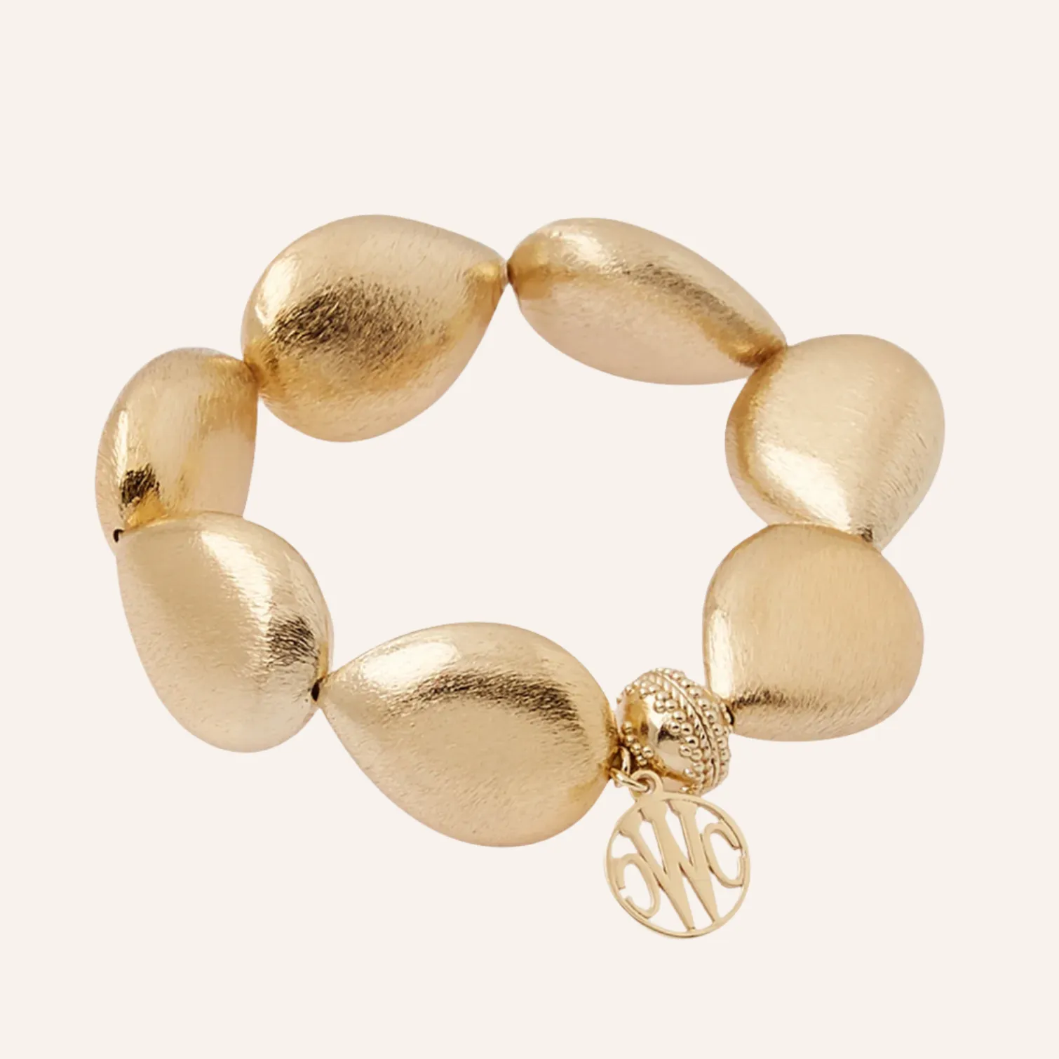 Gold Rush Teardrop Stretch Bracelet