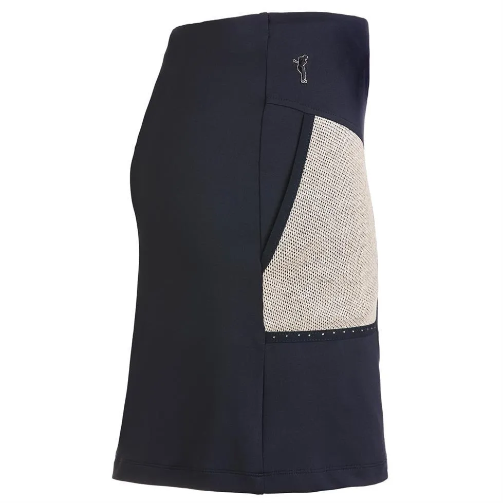 Golfino Dry Comfort Ladies Golf Skort Navy