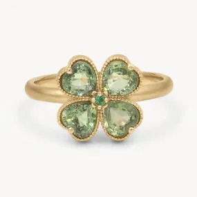 Green Clover Ring