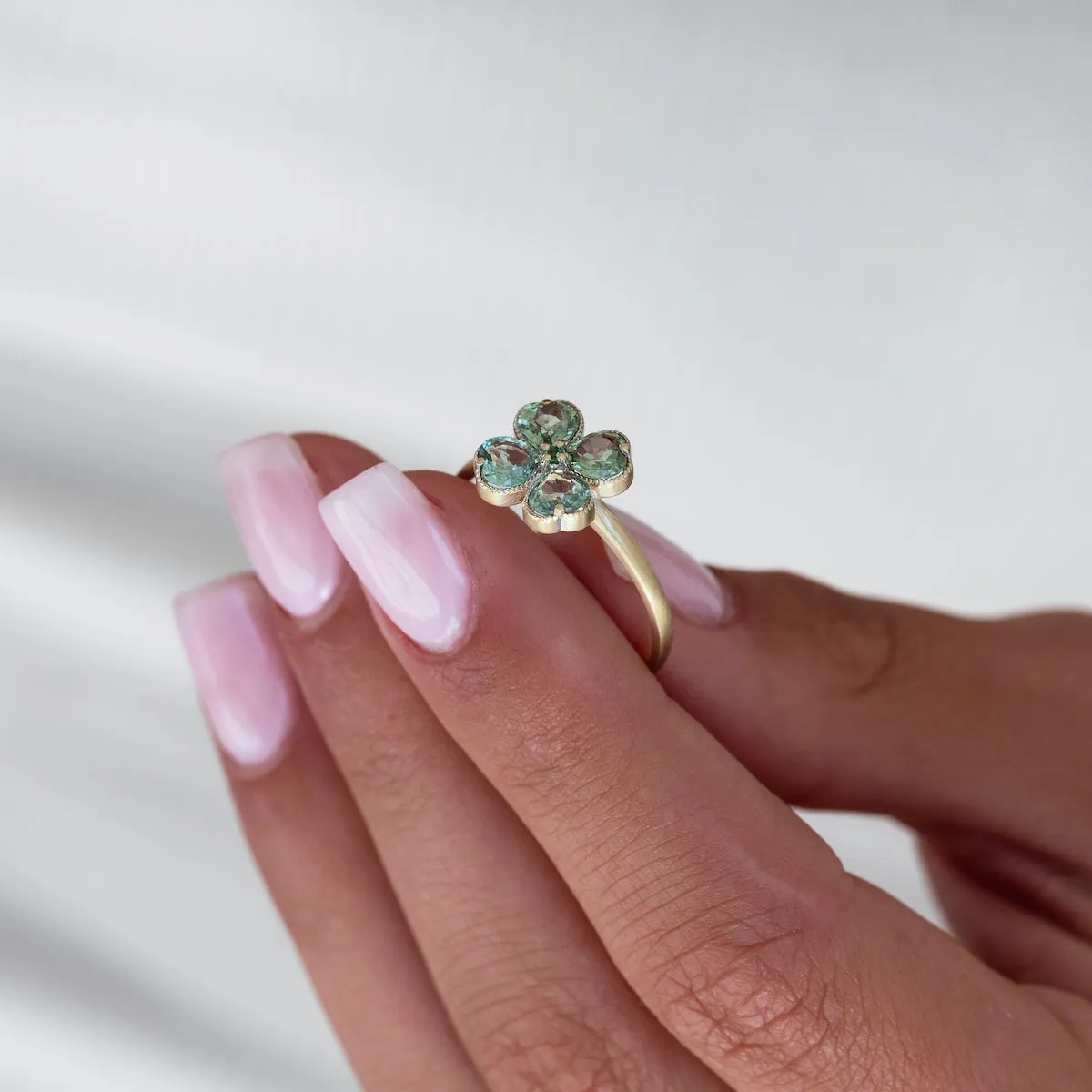 Green Clover Ring