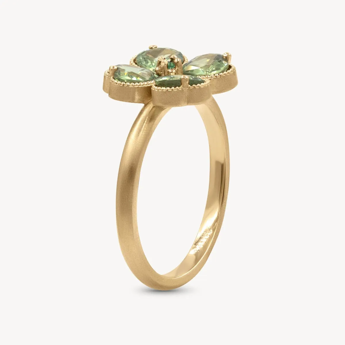 Green Clover Ring