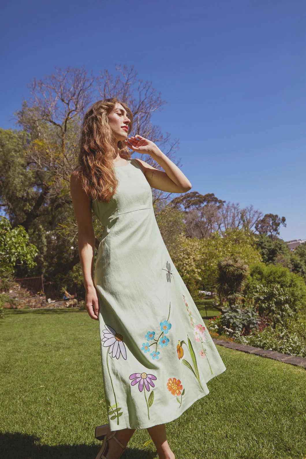 Green Garden Dress