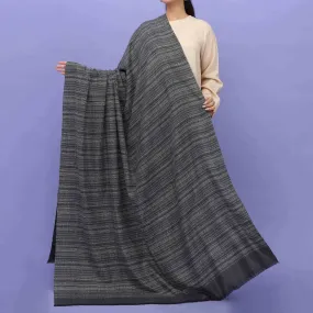 Grey Acrylic Winter Shawl PN4451