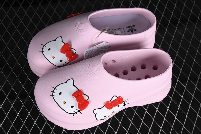 Hello Kitty x Adidas Adifom Stan Smith Platform Mule Pink Cloud White Red IG4446