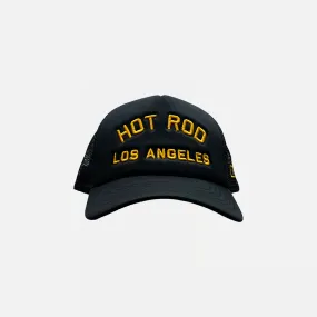 HOT ROD ESSENTIAL FOAM TRUCKER (BLACK/GOLD)