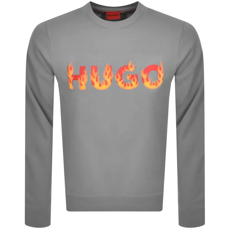 HUGO Ditmo Sweatshirt Grey