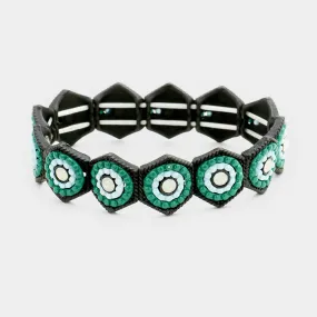 iLLASPARKZ Bubble Honeycomb Stretch Bracelet