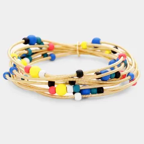 iLLASPARKZ Colorful Ball Multi Stretch Bracelet