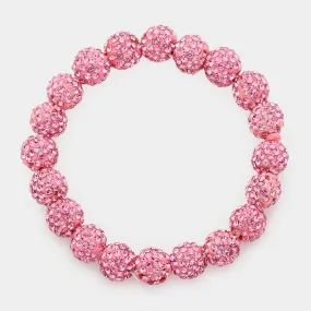 iLLASPARKZ Shamballa Ball Stretch Bracelet