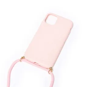 IPHONE X/XS NECKLACE COMPOSTABLE CASE Pink 