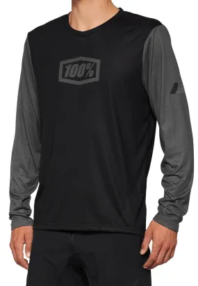 jersey 100% Airmatic LS - Black - men´s