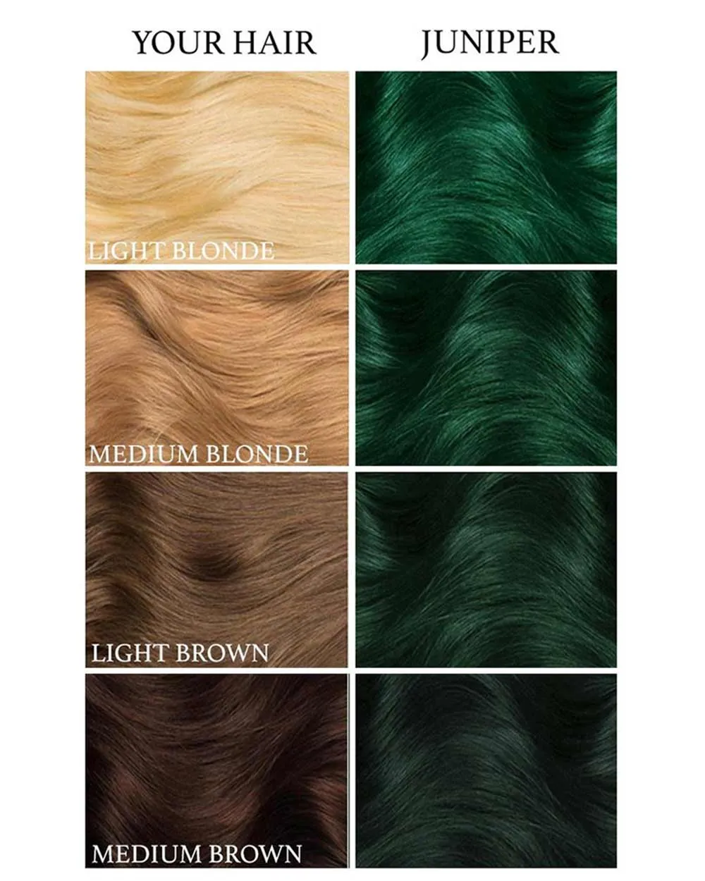 Juniper Green Hair Colour