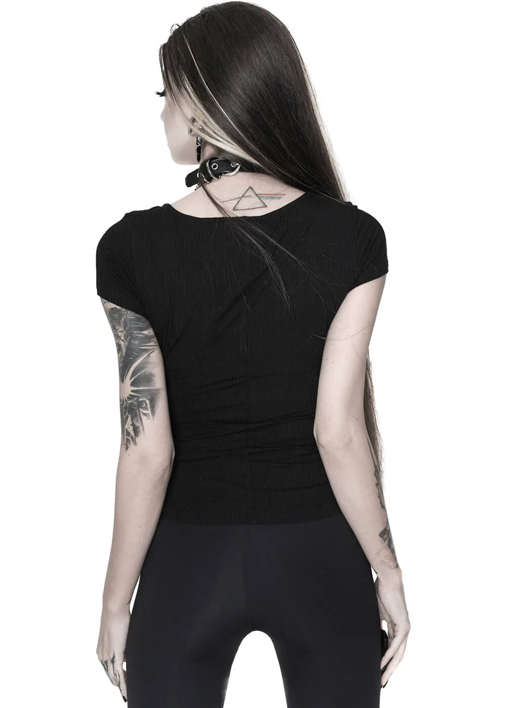 Killstar Eye CU 80's Top Black