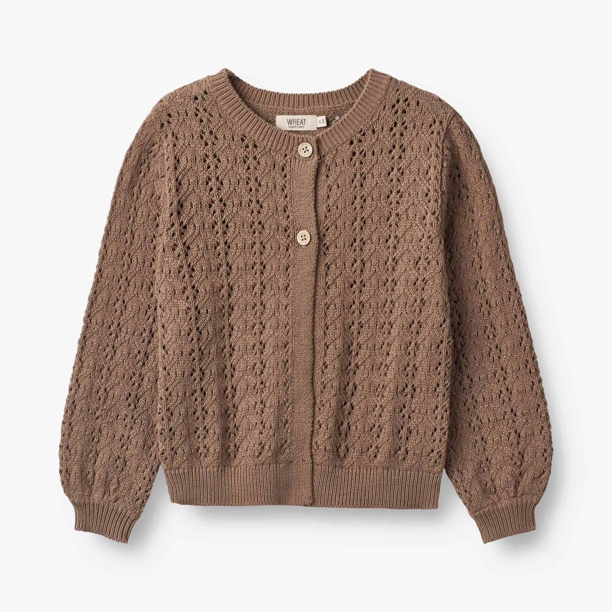 Knit Cardigan Celia - cocoa brown