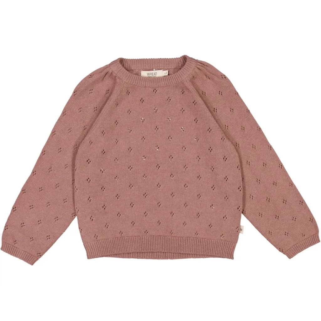 Knit Pullover Mira - powder brown