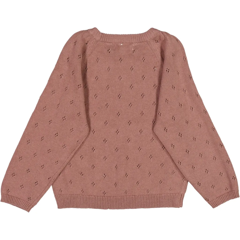 Knit Pullover Mira - powder brown