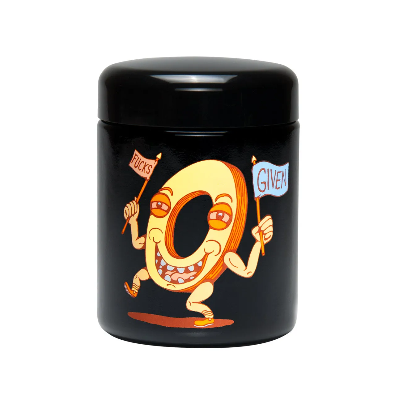 Large Black Stash Jar