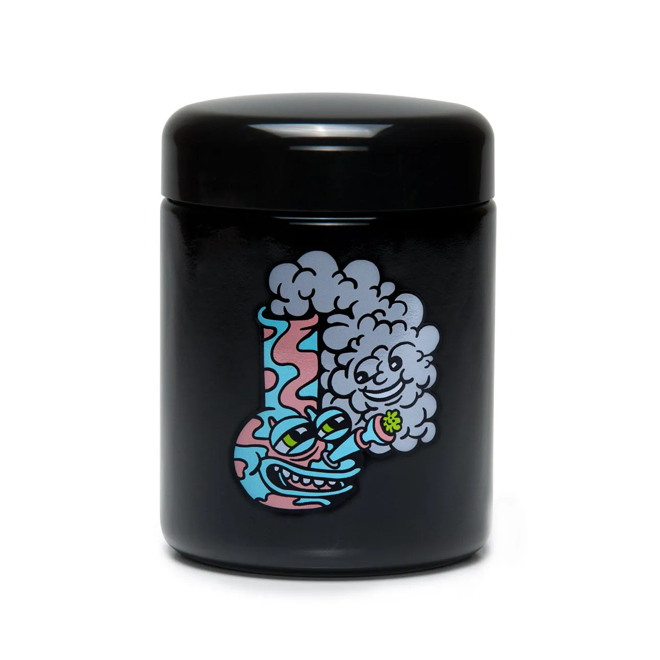 Large Black Stash Jar