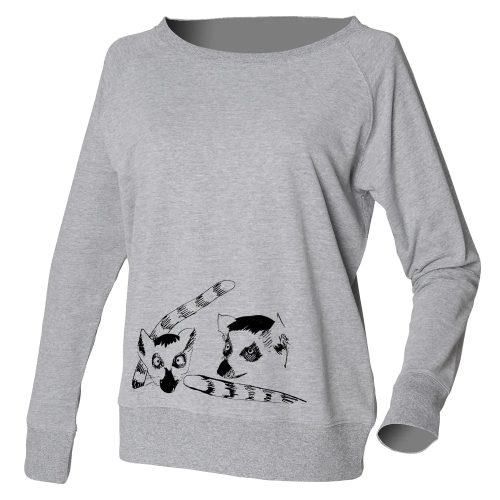 Lemur jumper, grey