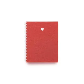 Limited Edition: Heart Workbook in Strawberry Red