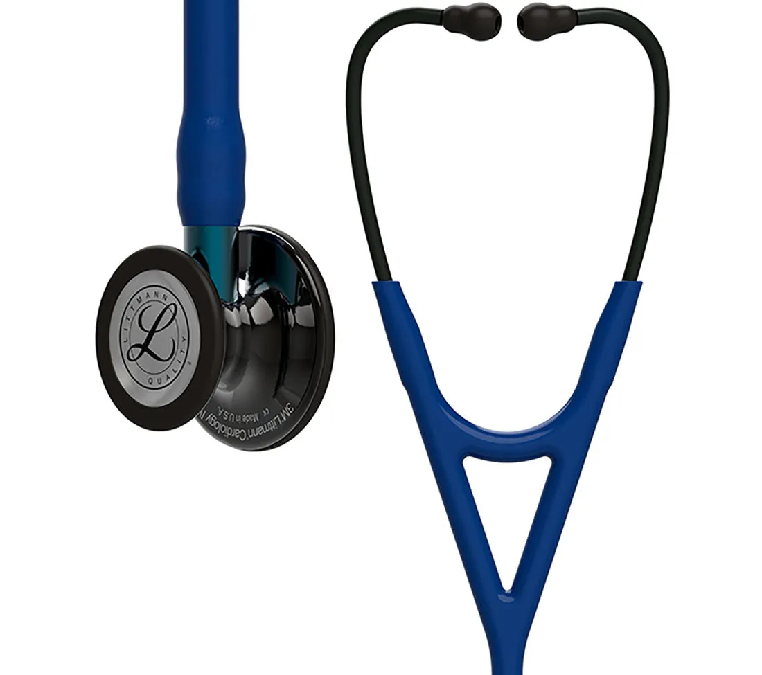 Littmann Cardiology IV Diagnostic Stethoscope Navy Pop in Black