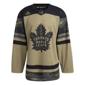 Maple Leafs Adidas Men's 2021 Authentic Practice Camo Jersey