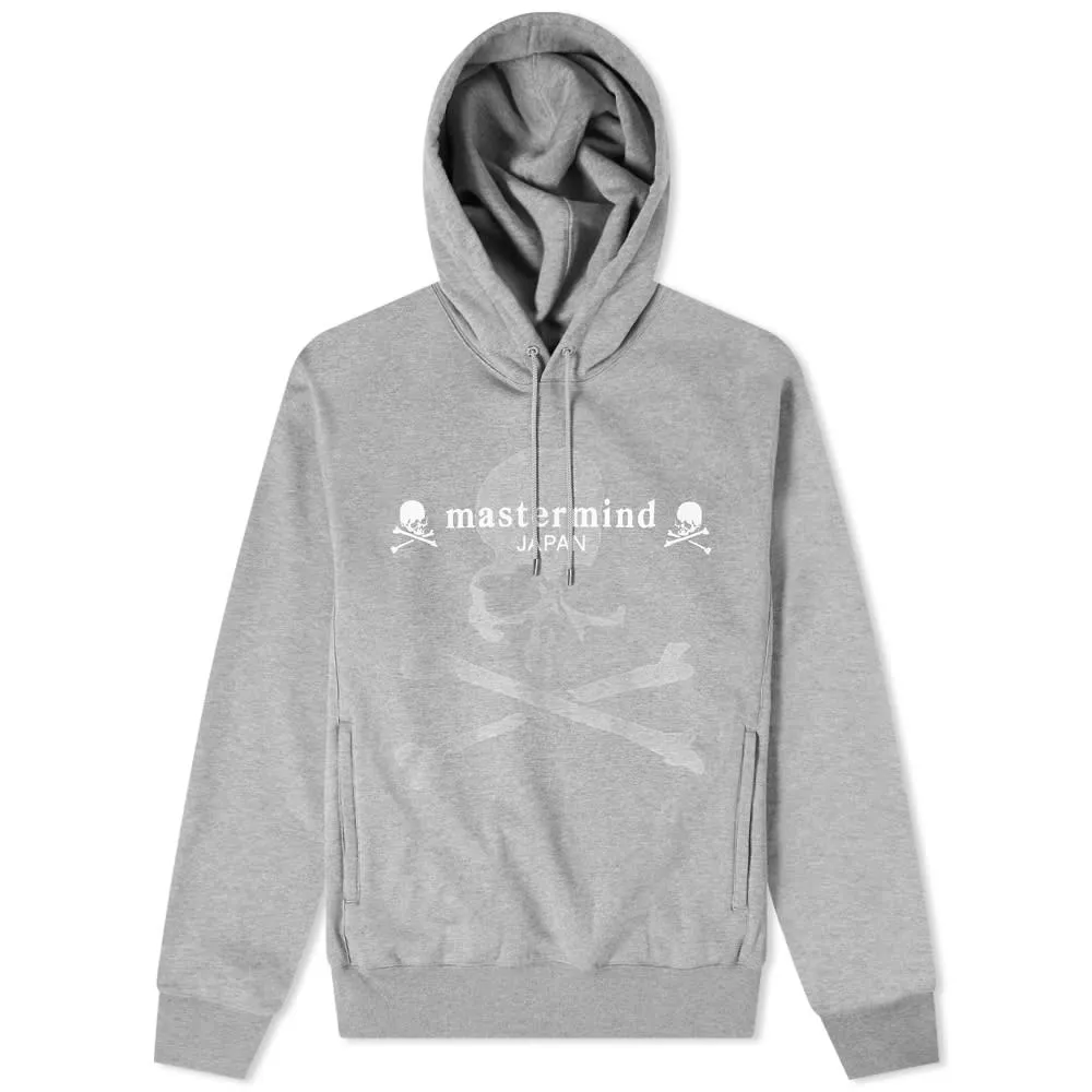 mastermind JAPAN Flash Logo HoodieTop Grey