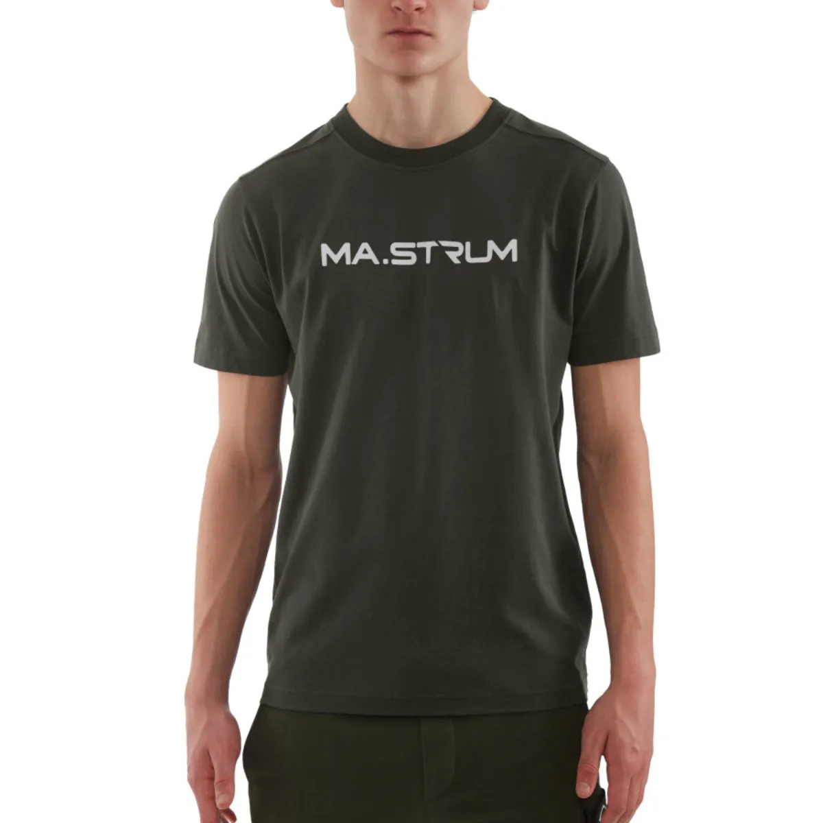 MA.STRUM - Chest Print T-Shirt in Oil Slick