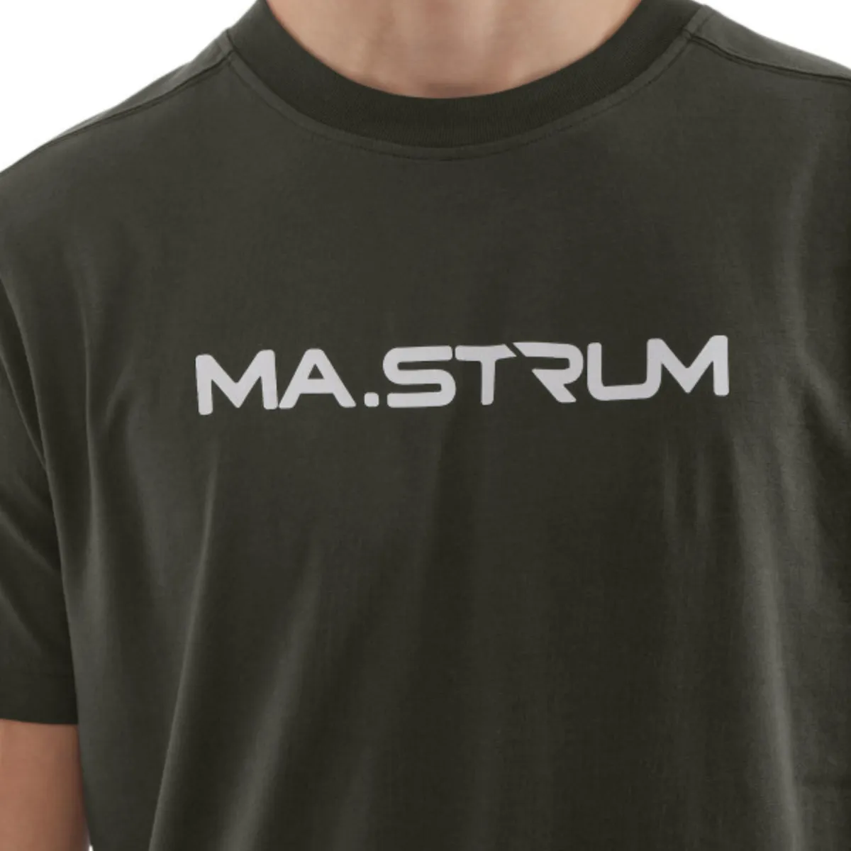 MA.STRUM - Chest Print T-Shirt in Oil Slick