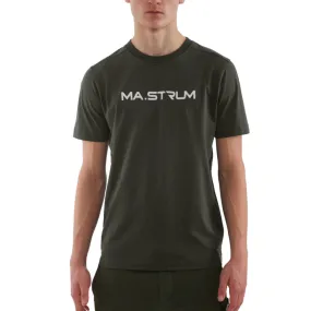 MA.STRUM - Chest Print T-Shirt in Oil Slick