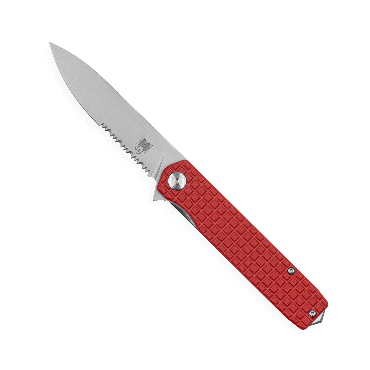 Medium Cayden Red Drop Serrated