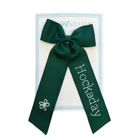 Medium Hockaday Bow - Forest Green