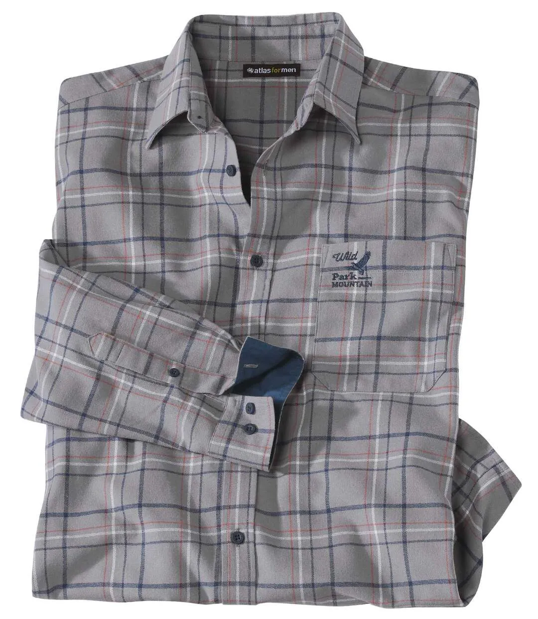 Men's Grey Checked Shirt 