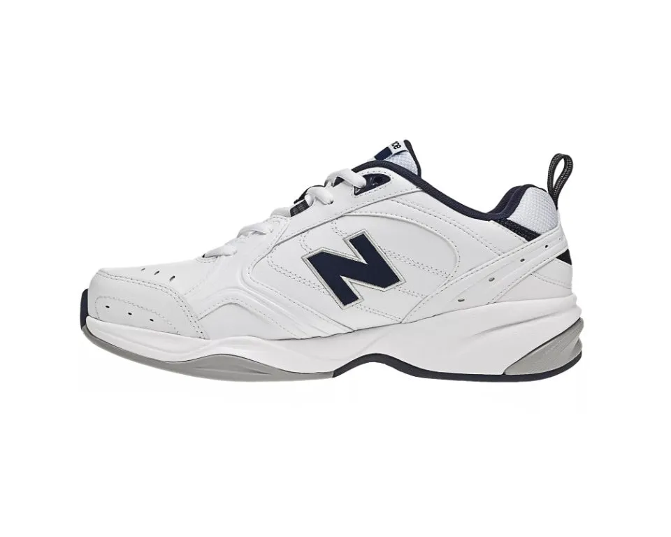  Men's Trainers 624 White with Navy V2  