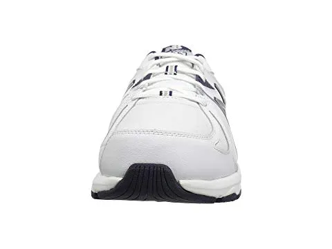  Men's Trainers 857 White with Navy V2  