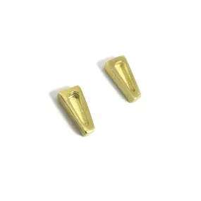 Mini 18k Triangle Studs