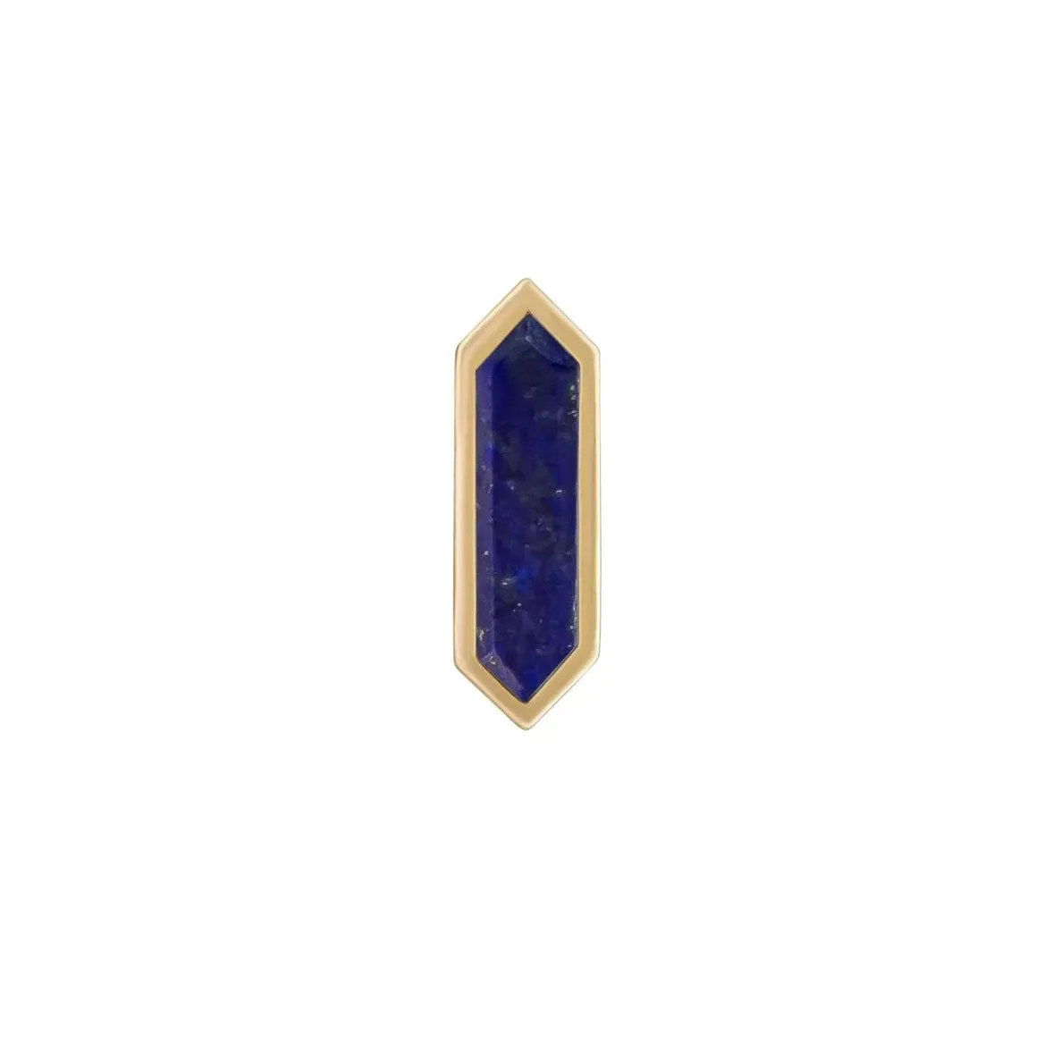 Mini Hexa Lapis Stud