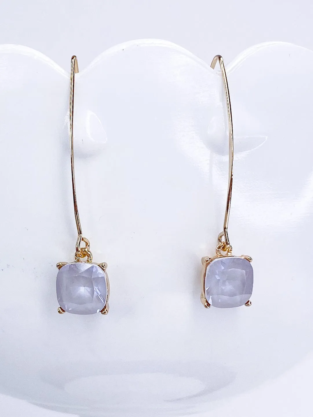 Mini Melania Square Cut Earring