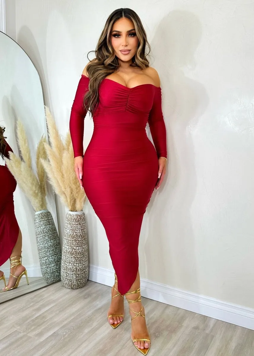 Miranda Dress Red