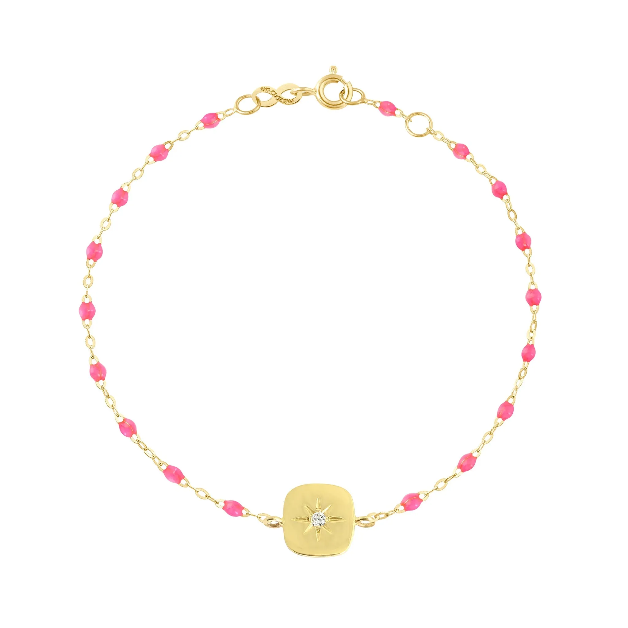 Miss Gigi Pink diamond bracelet, Yellow Gold, 6.7