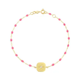 Miss Gigi Pink diamond bracelet, Yellow Gold, 6.7