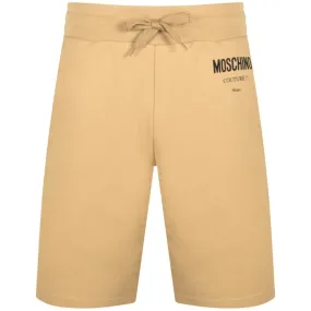 Moschino Jersey Shorts Beige