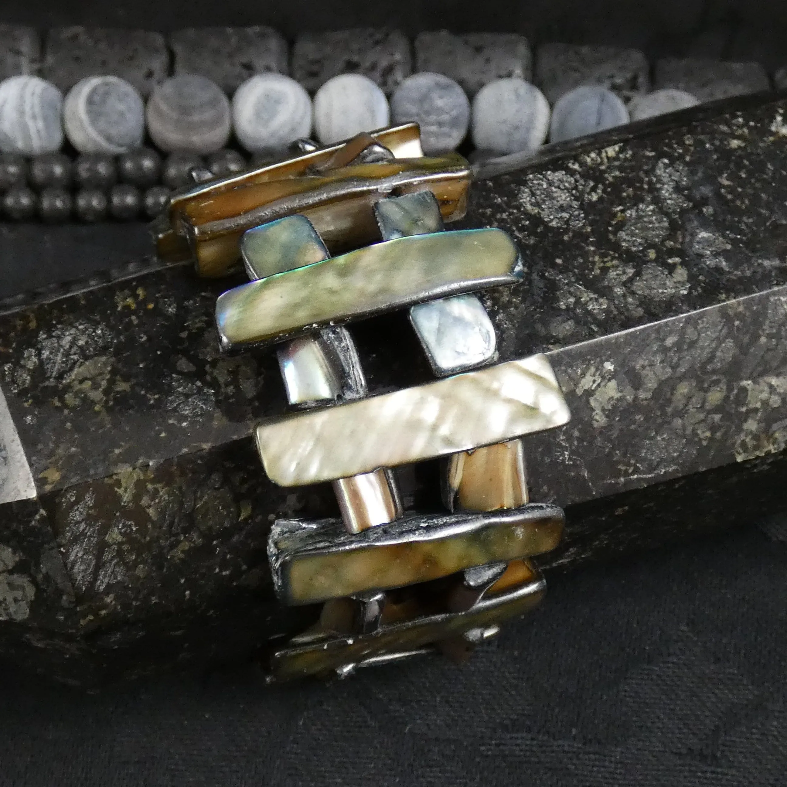 Mother of Pearl Stretch Bracelets