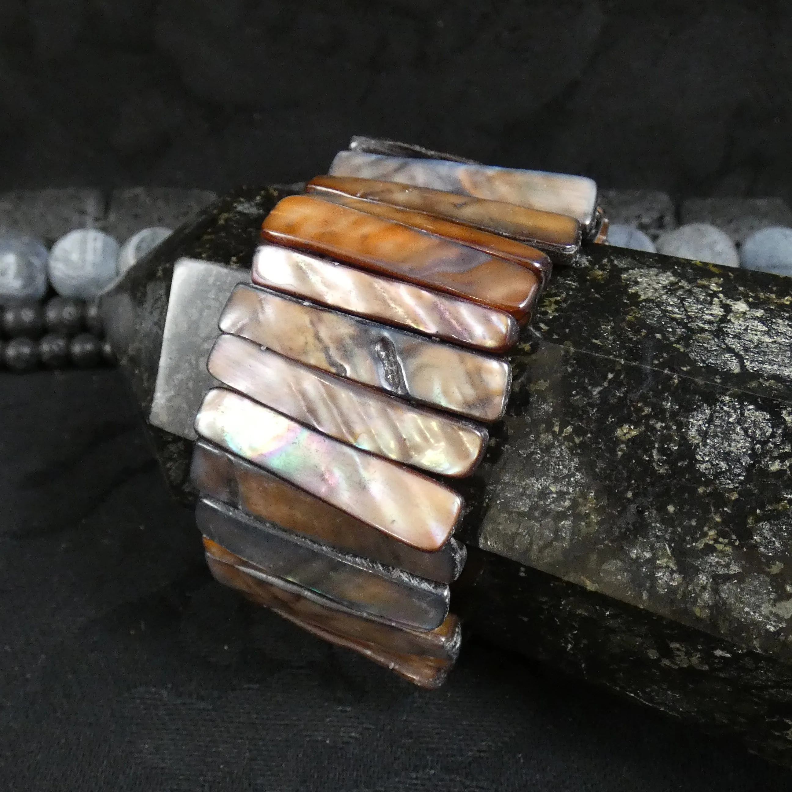 Mother of Pearl Stretch Bracelets