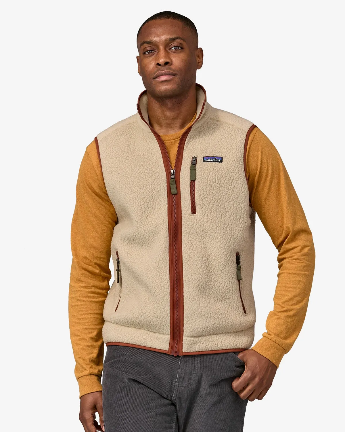 M's Retro Pile Vest - El Cap Khaki/Sisu Brown