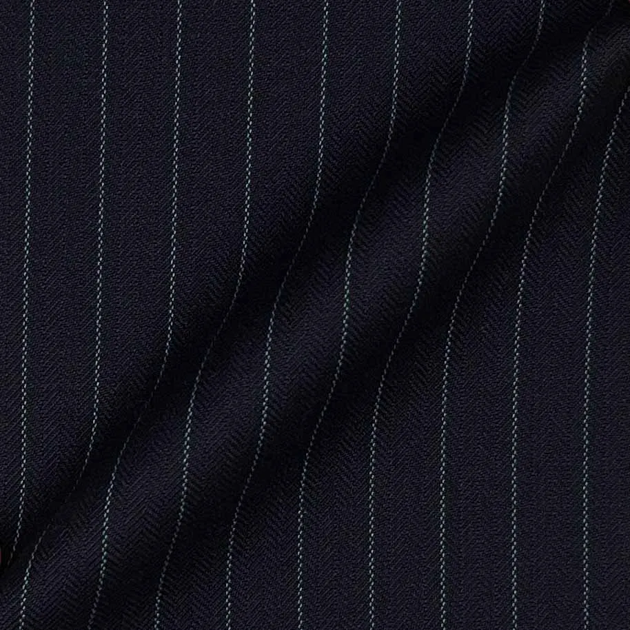 Navy Pinstripes